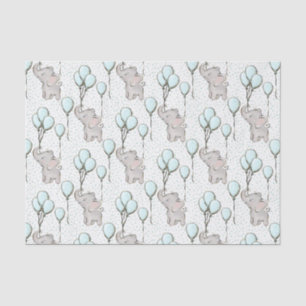 Baby Boy Elephants Tissuepapier