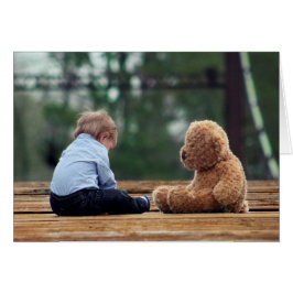 Baby Boy en Teddy Bear