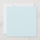 Baby Boy Faire-part de naissance - Floral Corners (Dos)