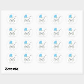 Baby Boy Favor Stickers (Vel)