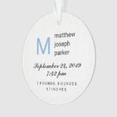 Baby Boy First Christmas avec photo (devant)