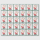 Baby Boy First Kerstmis Football Cadeaupapier (Vlak)