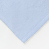 Baby Boy Fleece Blanket met foto (Hoek)