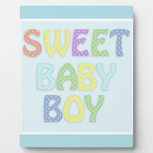 Baby Boy Fotoplaat (Voorkant)