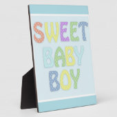 Baby Boy Fotoplaat (Zijkant)