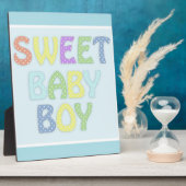 Baby Boy Fotoplaat (Zijkant)