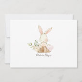 Baby Boy Fotoscript geboorteaankondiging Aankondiging (Achterkant)