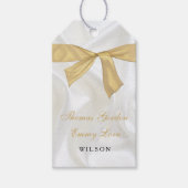 Baby Boy Girl Twins Baptism Cross-African American Cadeaulabel (Voorkant)