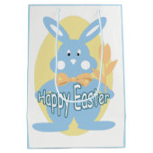 Baby Boy Happy Paaster Bunny MGB Medium Cadeauzakje (Achterkant)
