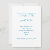 Baby Boy in Clouds Kaart (Achterkant)