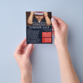 Baby Boy in Pet, kinderkledingwinkel Flyer (Hand)