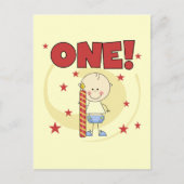 Baby Boy is een 1e verjaardag Tshirts en geschenke Briefkaart (Voorkant)