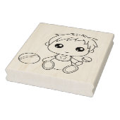 Baby Boy Jumpsuit Kleurplaat Rubberstempel (Stempel)