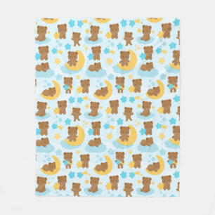 Baby Boy Little Beer Nursery Fleece Deken