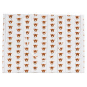 Baby Boy Longhorn Burnt Orange Groot Cadeauzakje (Achterkant)