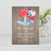 Baby Boy Longue Distance Show par Mail Invitation (Debout devant)