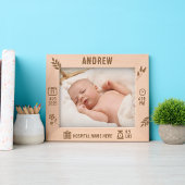 Baby Boy Memory-Lijst | Horizontaal | DP7 Gegraveerde Lijstjes