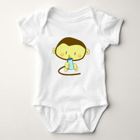 Baby Boy Monkey Romper (Voorkant)