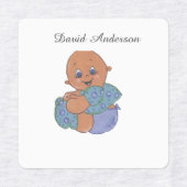 Baby boy - naam labels (Design 1)