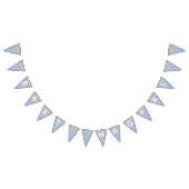 Baby Boy Nagpal Blue en Silver Banner (Alle)