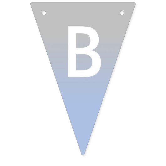 Baby Boy Nagpal Blue en Silver Banner (Derde vlag)