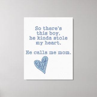 Baby Boy Nursery Canvas - Jongens Nursery Quote -  Afdruk
