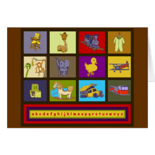 Baby Boy Nursery Toys Carte à thème
