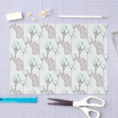 Baby Boy Olifanten Tissuepapier (Craft)