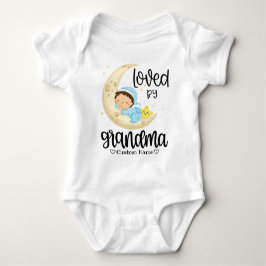 Baby Boy on Moon - Loop van oma Romper