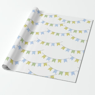 Baby Boy Party Decorations Baby shower Cadeaupapier