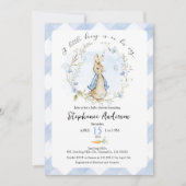 Baby Boy Peter Rabbit Baby shower Invitation (Devant)