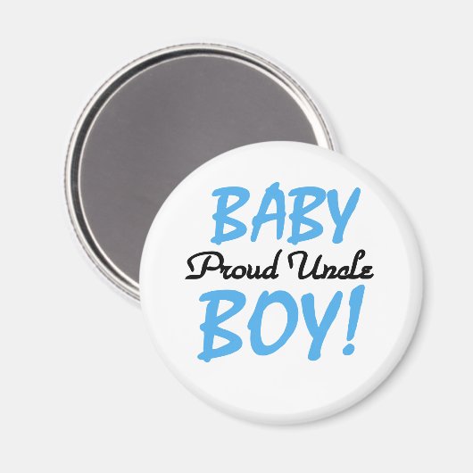 Baby Boy Proud oom Magneet (Voorkant / Achterkant)