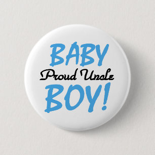 Baby Boy Proud oom Ronde Button 5,7 Cm