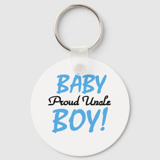 Baby Boy Proud oom Sleutelhanger (Voorkant)