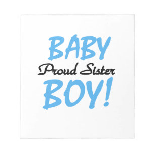 Baby Boy Proud Sister Gifts Notitieblok