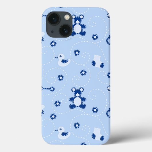 Baby-boy Quilt Pattern Case-Mate iPhone Case (Achterkant)