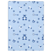 Baby-boy Quilt Pattern Klembord (Achterkant)