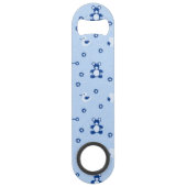 Baby-boy Quilt Pattern Speed Flessenopener (Achterkant)