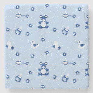 Baby-boy Quilt Pattern Stenen Onderzetter