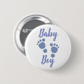 Baby Boy Ronde Button 5,7 Cm (Voorkant /achterkant)