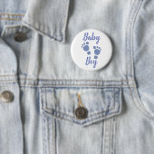 Baby Boy Ronde Button 5,7 Cm (In situ)