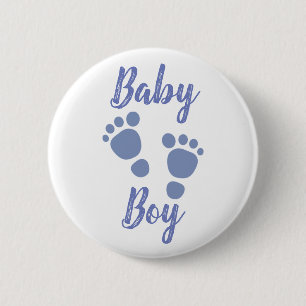 Baby Boy Ronde Button 5,7 Cm