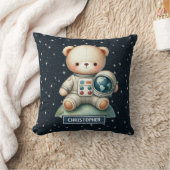 Baby Boy Room Coussin avec l'astronaute Teddy Bear (Couverture)