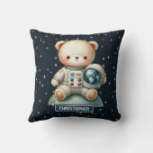 Baby Boy Room Coussin avec l'astronaute Teddy Bear (Verso)