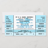 Baby Boy Shower Concert Billet Invitation Card (Devant)