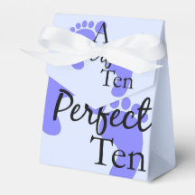 Baby Boy Shower Favor Box