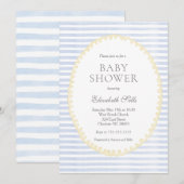 Baby Boy Shower Invitation Kaart (Voorkant / Achterkant)