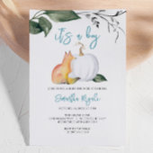 Baby Boy Shower Invitations Watercolor Fox Citroui