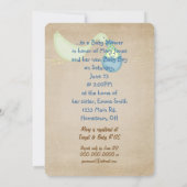 Baby Boy Shower Kaart (Achterkant)