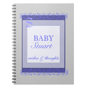 Baby boy Showgastboek Notitieboek